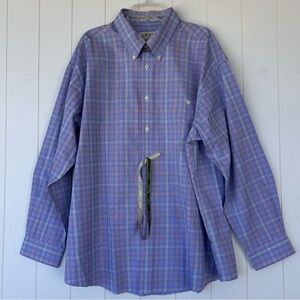 Orvis Brand Men’s Button Down Shirt Long Sleeves Size XXL
